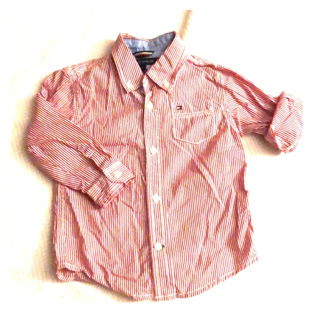 TOMMY striped button down